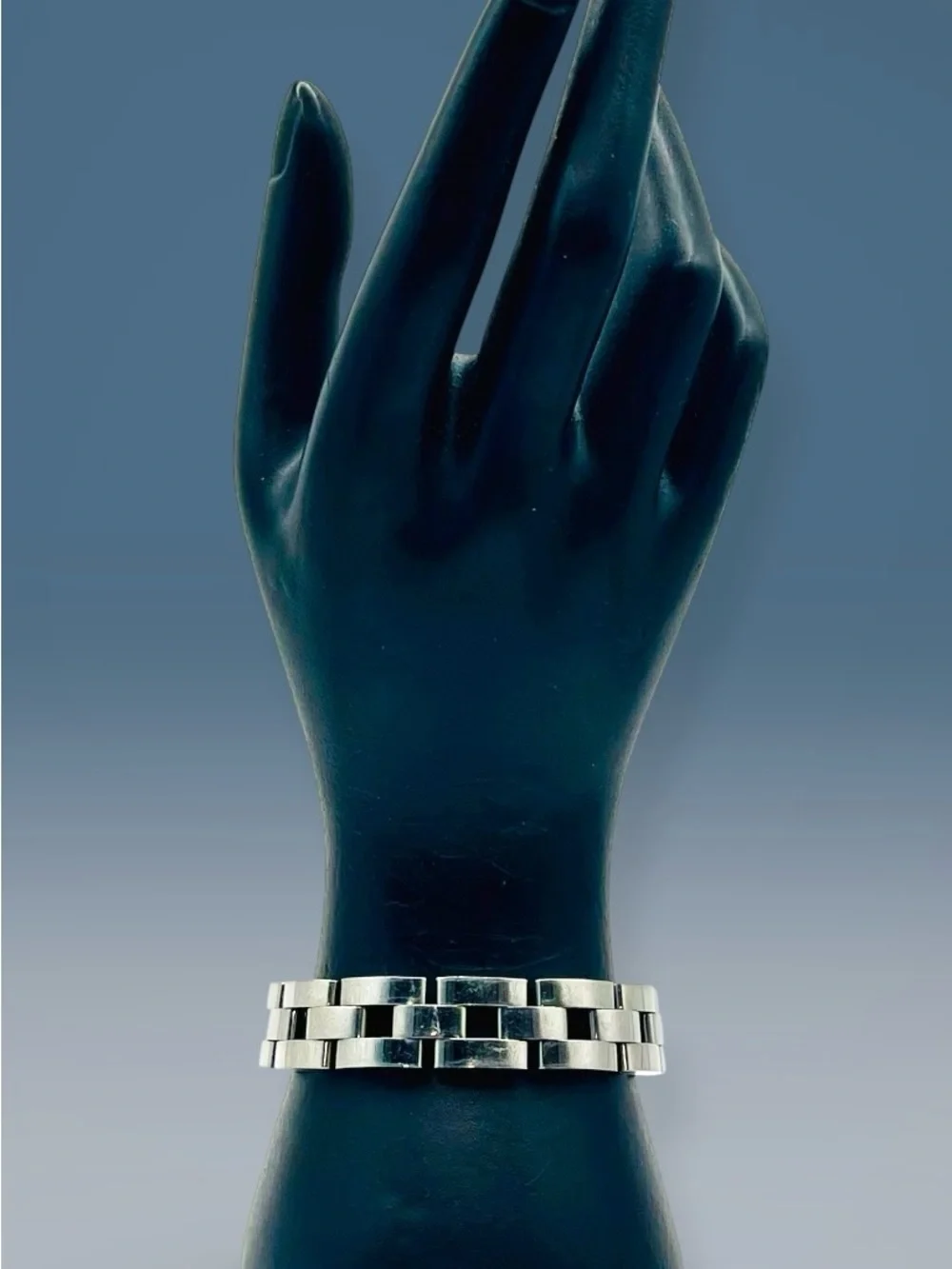 Men’s Stainless Steel Watch Link Style Chain Bracelet Substantial Statement